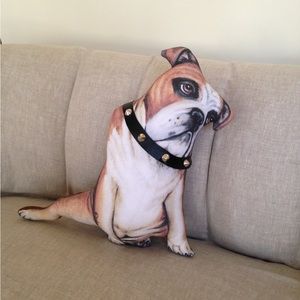 Bulldog Decorative Pillow Brand New!